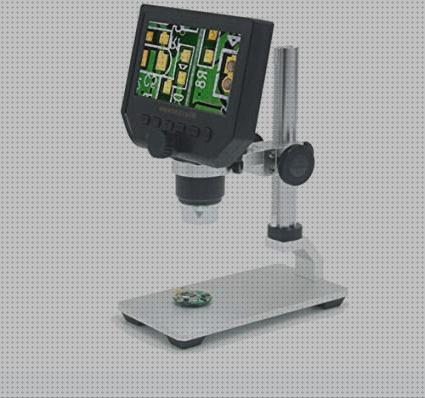 Review de microscopio zoom ajustable pantalla
